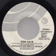 Tom Scott And The L.A. Express – Jump Back / T.C.B. In E 7" vinyl record