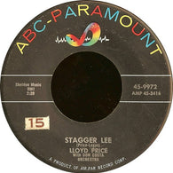 Lloyd Price With Don Costa Orchestra – Stagger Lee 7" vinyl record