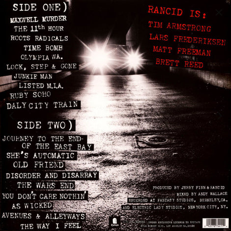 Rancid - And Out Come The Wolves