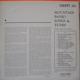 Old Time Classics: A Collection Of Mountain Banjo Songs & Tunes