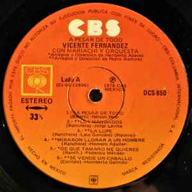 Vicente Fernández – A Pesar De Todo