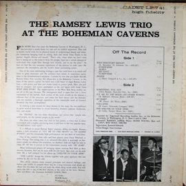 The Ramsey Lewis Trio – At The Bohemian Caverns