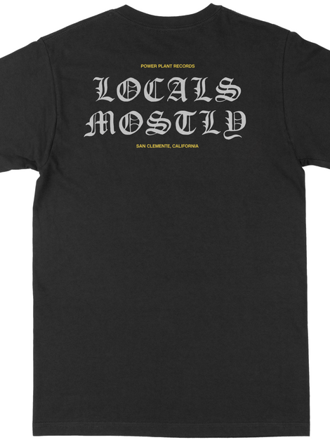 Locals Mostly T-shirt Black