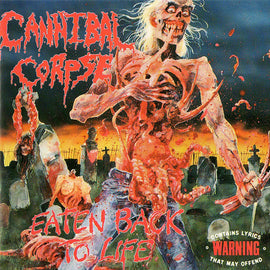 Cannibal Corpse ‎– Eaten Back To Life (Clear and Red Vinyl)